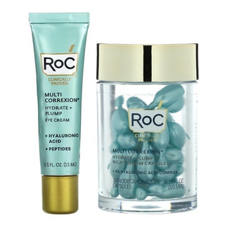 Roc Multi Correxion Crema De Ojos+capsulas De Acido Hialuron Roc Multi Correxion Crema De Ojos+capsulas De Acido Hialuron