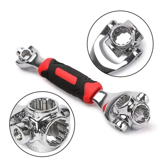 Llave Giratoria 48 En 1 Universal 360 Grados 8 A 19 Tubos
