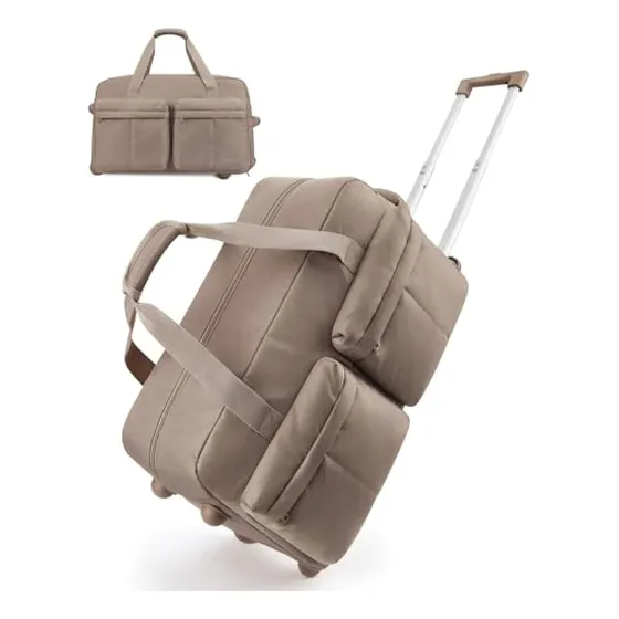 Bagsmart Bolsa De Lona Con Ruedas, Bolsa De