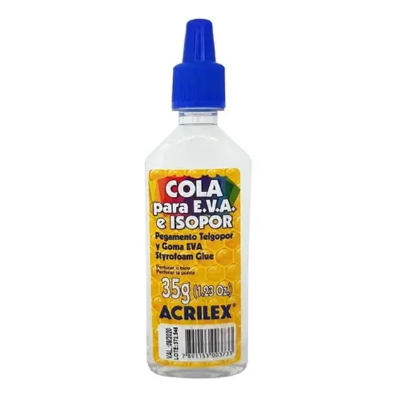 Cola para Icopor y EVA 35g de Alta Calidad con 1 Unidad