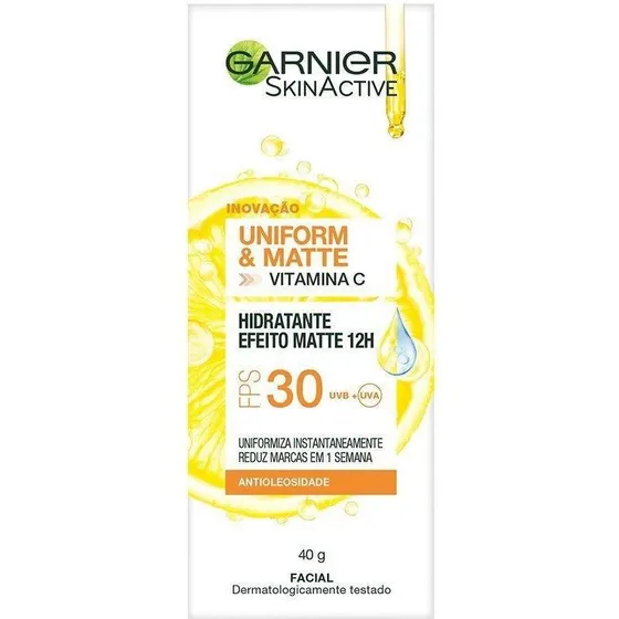 Hidratante Facial Garnier Skinactive Efeito Matte Fps30 40g