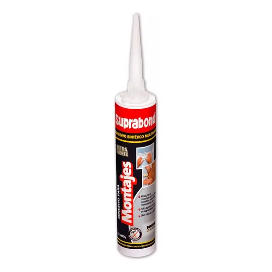 Adhesivo Suprabond Montajes En Cartucho De 400ml