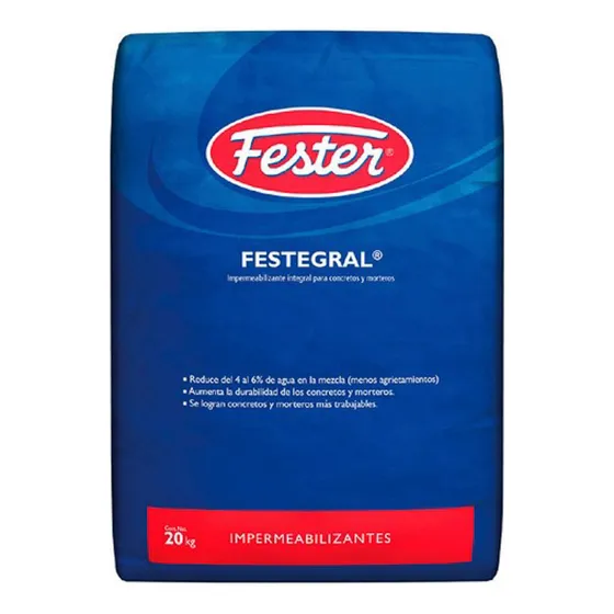 Aditivo Mejorar Concretos Morteros 20kg Fester Festergral