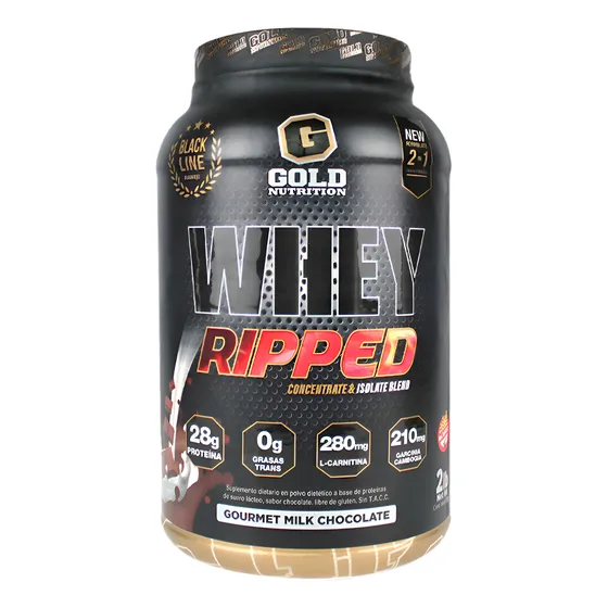 Whey Ripped Gold Nutrition Proteína Con Quemador De Grasa