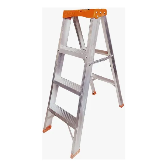 Escalera De Tijera En Aluminio De 4 Pasos 120cm 