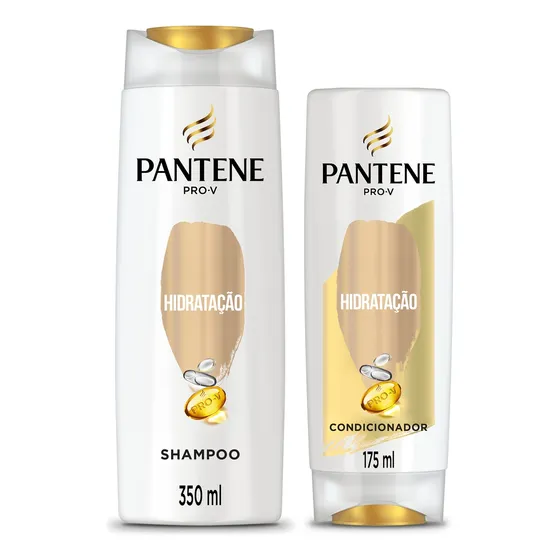 Kit Pantene PRO-V Hidratação Shampoo 350ml + Condicionador 175ml