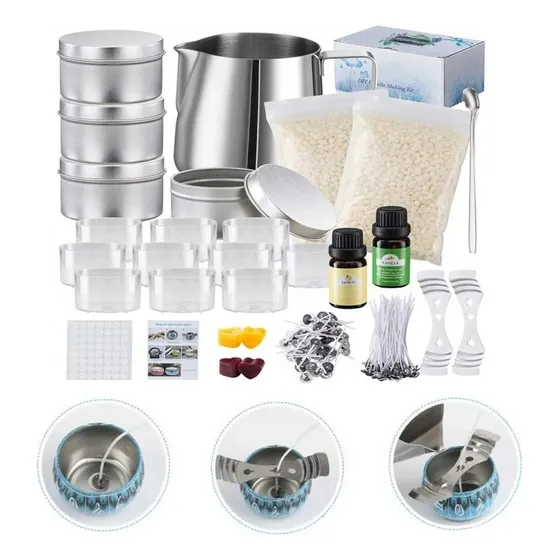 Kit De Fabricación De Velas Para Principiantes, 153 Piezas