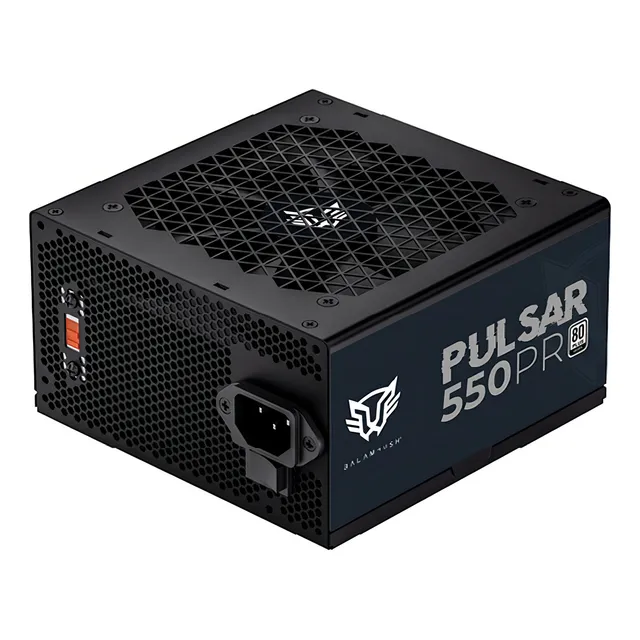 Fuente De Poder Balam Rush Atx Pulsar 550w 80 Plus White Color Negro