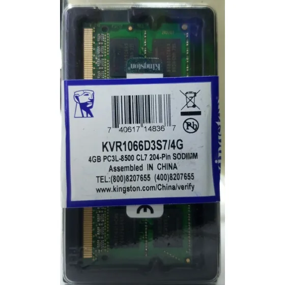 Memoria Ram Ddr3l 4gb 1066/8500 Lp (especial Para Las Mac)