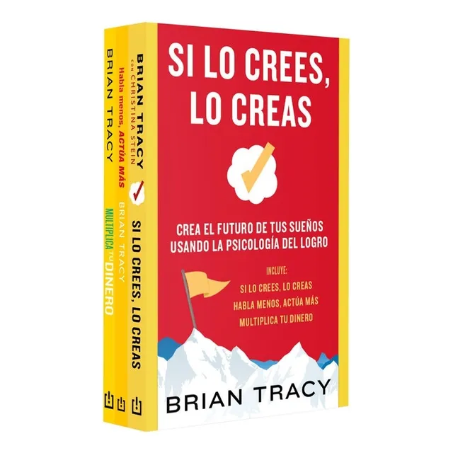 Pack Brian Tracy 3 Libros - Si Lo Crees Lo Creas Y Otros