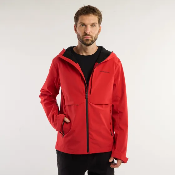 Campera Hombre Kevingston Spartan Nailon Rojo