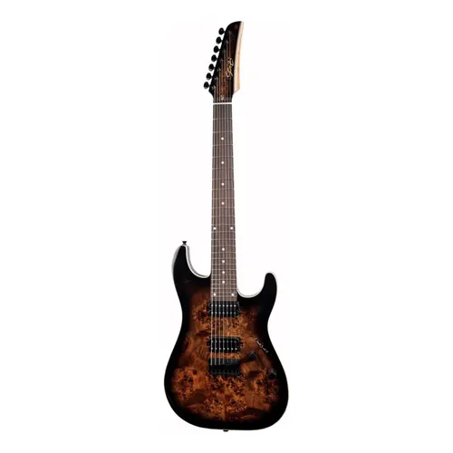 Guitarra Elétrica Schecter Omen Extreme-7 Mogno 7 Cordas Preto