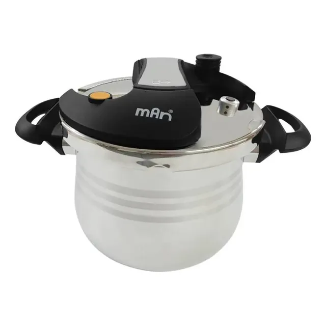 Olla De Presión Man 7lts Acero Inox Op-3007 Color Plateado