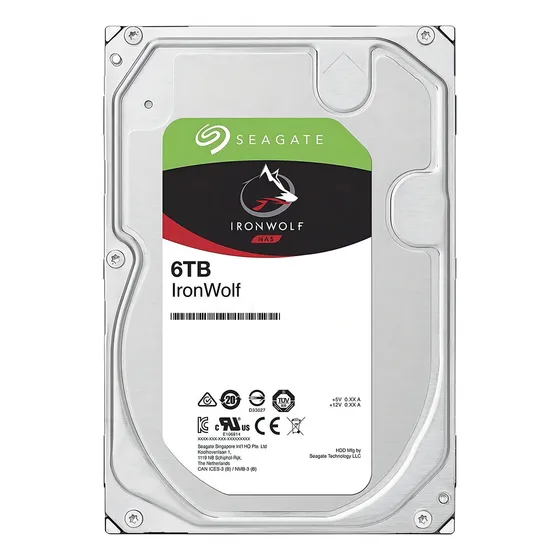 Disco Duro Interno HDD de 6TB Seagate IronWolf ST6000VN001