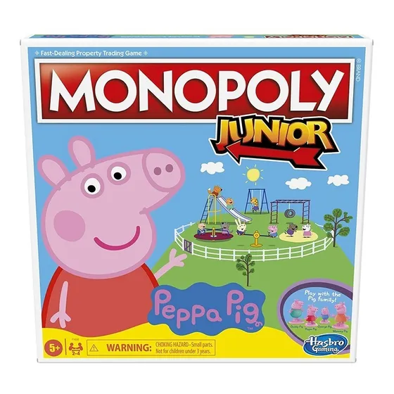 Juego De Mesa Monopoly Junior Peppa Pig Hasbro Febo