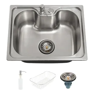 Cuba Gourmet Para Cozinha Aço Inox 201 50x40cm Nawa Prata - Pingoo.casa Cuba Gourmet Para Cozinha Aço Inox 201 50x40cm Nawa Prata - Pingoo.casa