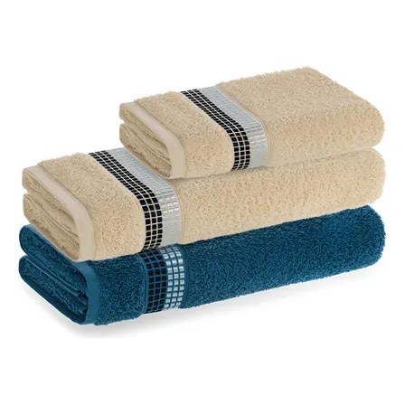 Kit Toalhas De Banho 3 Peças Dimer Casa In