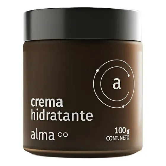 Crema Hidratante Facial Alma Cosmética 100g Avena Ceramidas Día Noche Todo Tipo Piel