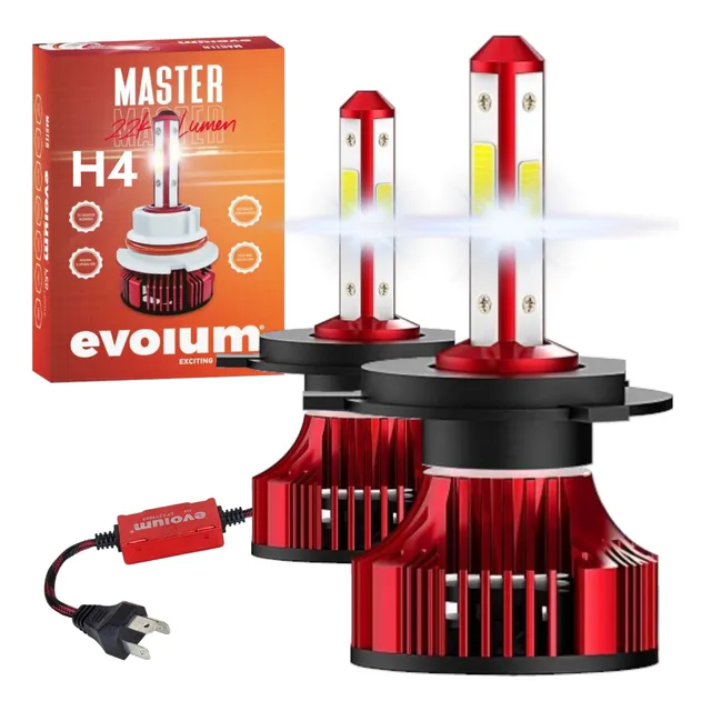 Focos Led Kit Automotriz 4 Caras Master 22000lm Luz Blanca