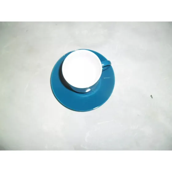 Tazas De Cafe Juego De 6 Con Sus Platos Porcelana Impecable