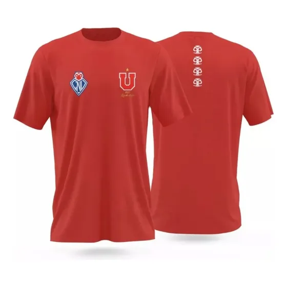 Polera Universidad De Chile Infantil Unisex Dis1
