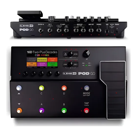 Pedaleira Line 6 Pod Go Para Guitarra