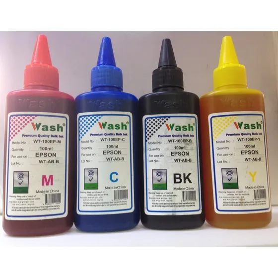 Tinta Para Epson 100cc Wash Solo Negra Kingpc4