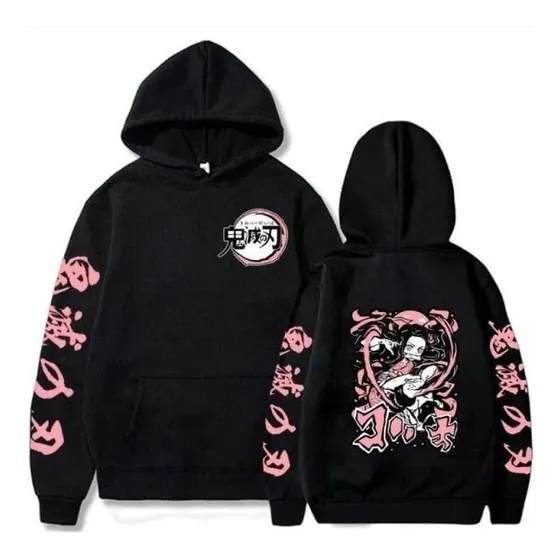 Buzo Nezuko Kamado Para Niños Hoddie Demon Slayer Kimetsu