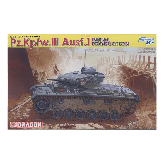 Dragon 6463 Tanque Panzer 1/35 Maqueta Para Armar Kit Smart