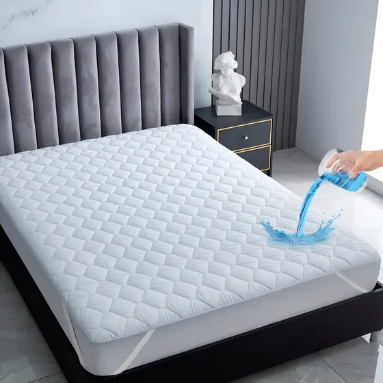 Cubre Colchon Protector Impermeable Elasticos - 2 Plazas | Cuotas sin interés