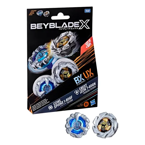 MARVEL BEYBLADE X 2個セット Beyblade X, Multipack de Piões, Marvel Collab, Spider-Man 3-60F vs