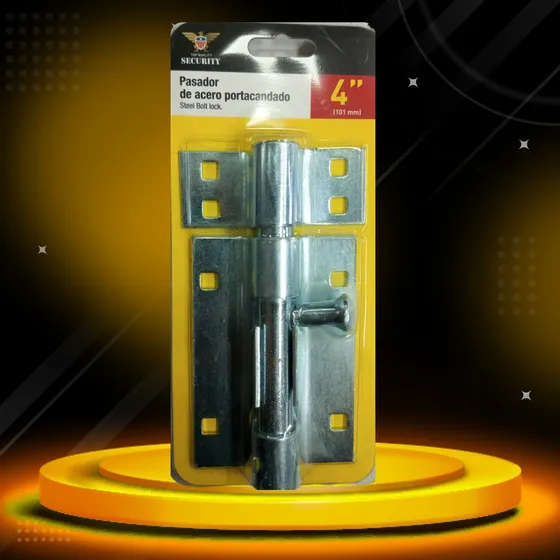 Pasador De Acero Portacandado 4'' Security