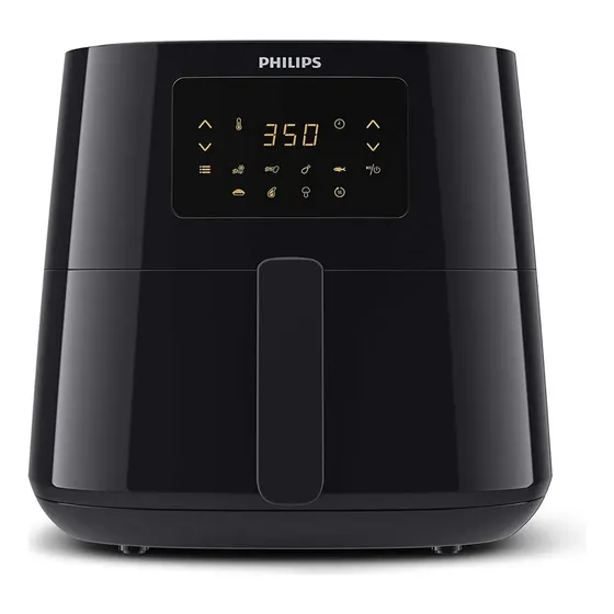 Freidora de aire Philips Essential Airfryer XL de 6.2L color negro | Cuotas sin interés