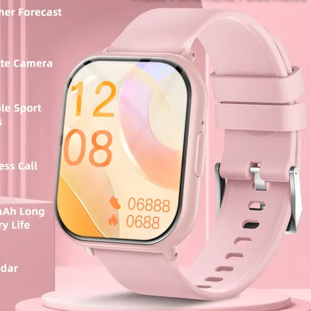 Smartwatch Llamadas Bluetooth Música Deportivo Rosa