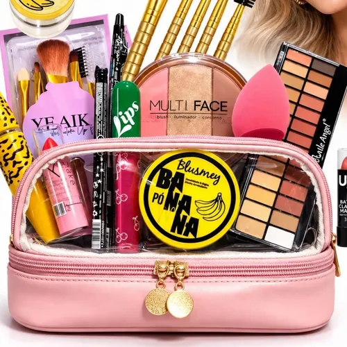 Large Make Up Bag Large Capacity Cosmetic Bag Travel Toiletr