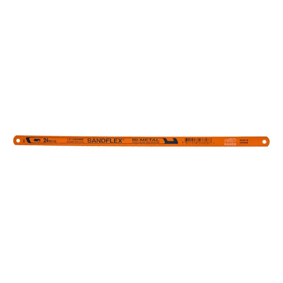 Hoja De Sierra Sandflex Bahco 24 Dientes Pack X5und