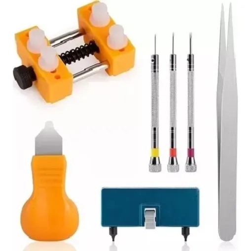 Kit De Herramienta Reparacion Reloj Cambiar Pilas Relojero
