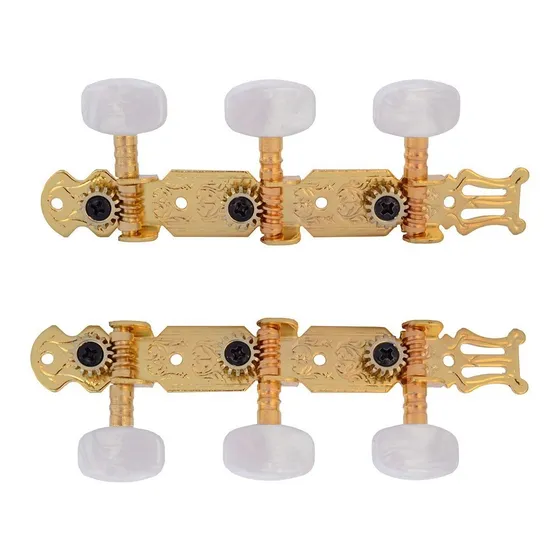 Clavijero Guitarra Clásica Criolla Dorado Paso Internacional