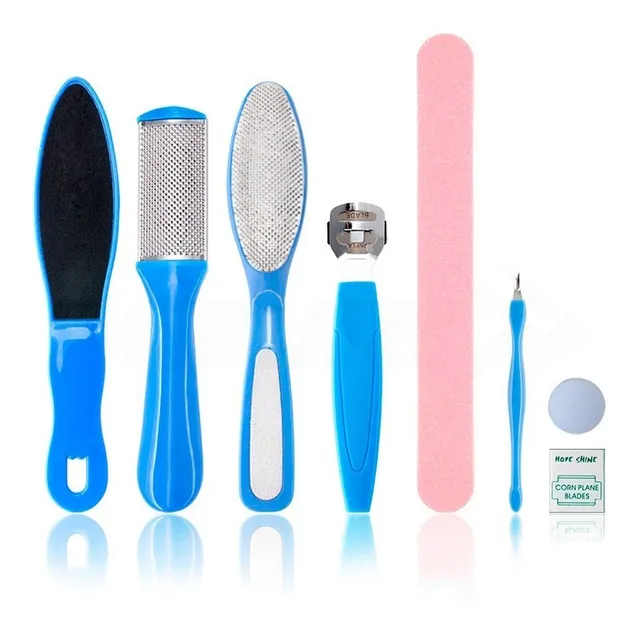 Kit 8 Piezas Podología Talón Pie Piel Agrietados Uñas Callos