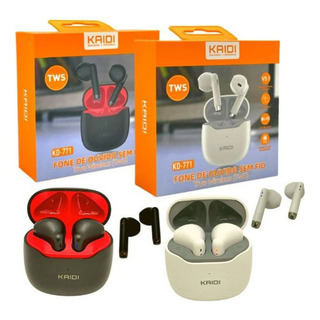 Fone De Ouvido Bluetooth P/ Celular Kaidi Tws Kd-771 Sem Fio Fone De Ouvido Bluetooth P/ Celular Kaidi Tws Kd-771 Sem Fio