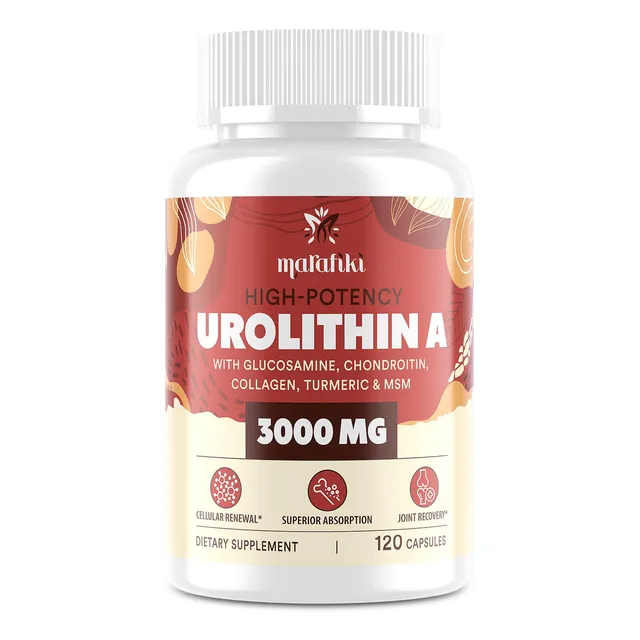 Suplemento Marafiki Urolithin A 2000 Mg Con Glucosamina 120