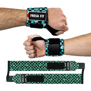 Par Muñequeras Demon Slayer 1 Wraps Crossfit Gym Pesas Par Muñequeras Demon Slayer 1 Wraps Crossfit Gym Pesas