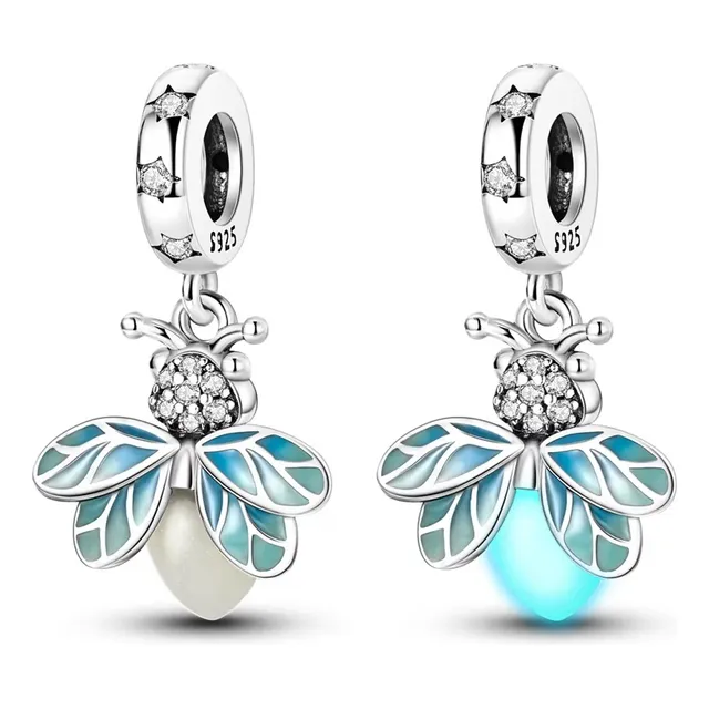 Dije Charms Ixchel Para Pulsera Luciernaga Brilla Oscuridad