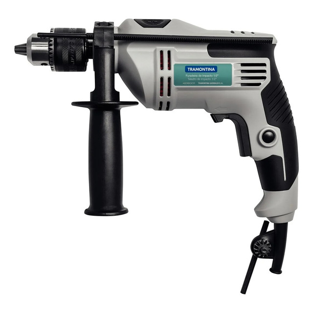 Furadeira De Impacto 500w 1/2 Verso/reverso Tramontina Cor Cinza FrequĂŞncia 1 Furadeira De Impacto 500w 1/2 Verso/reverso Tramontina Cor Cinza FrequĂŞncia 1