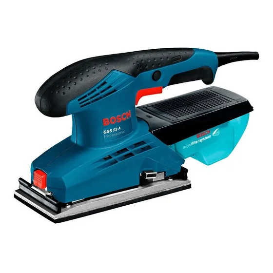 Lijadora Orbital Gss 23 Ae Bosch 190 Watts Easy Fit Color Azul