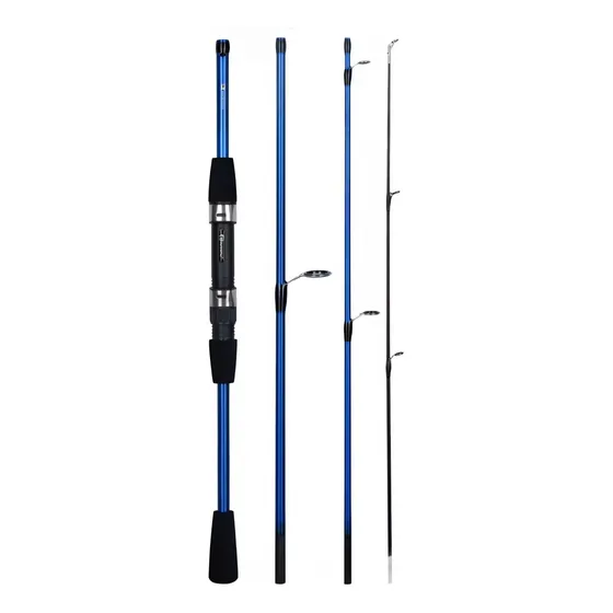 Caña Telescopica  5-20g/4 Secciones Spinning Rod-negro/azul(5-20g)1.8mts