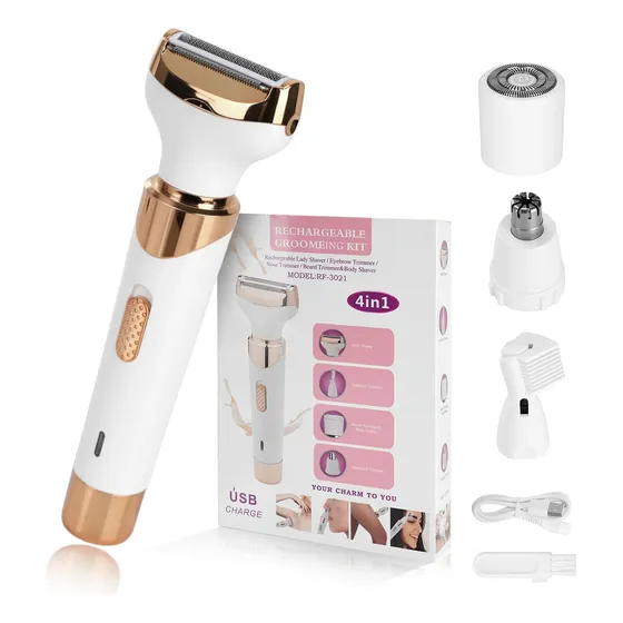 Depiladora Ruirgo Pluxy Epil Pro 3.0 4 En 1 Recargable Para 