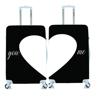 Capa Protetora Para Mala Viagem Media You And Me Capa Protetora Para Mala Viagem Media You And Me