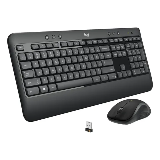 Combo De Teclado E Mouse Sem Fio Logitech Mk540