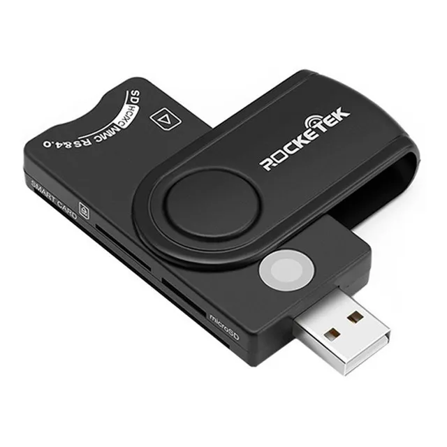 Lector Cédula De Identidad Rocketek C/lector Memorias